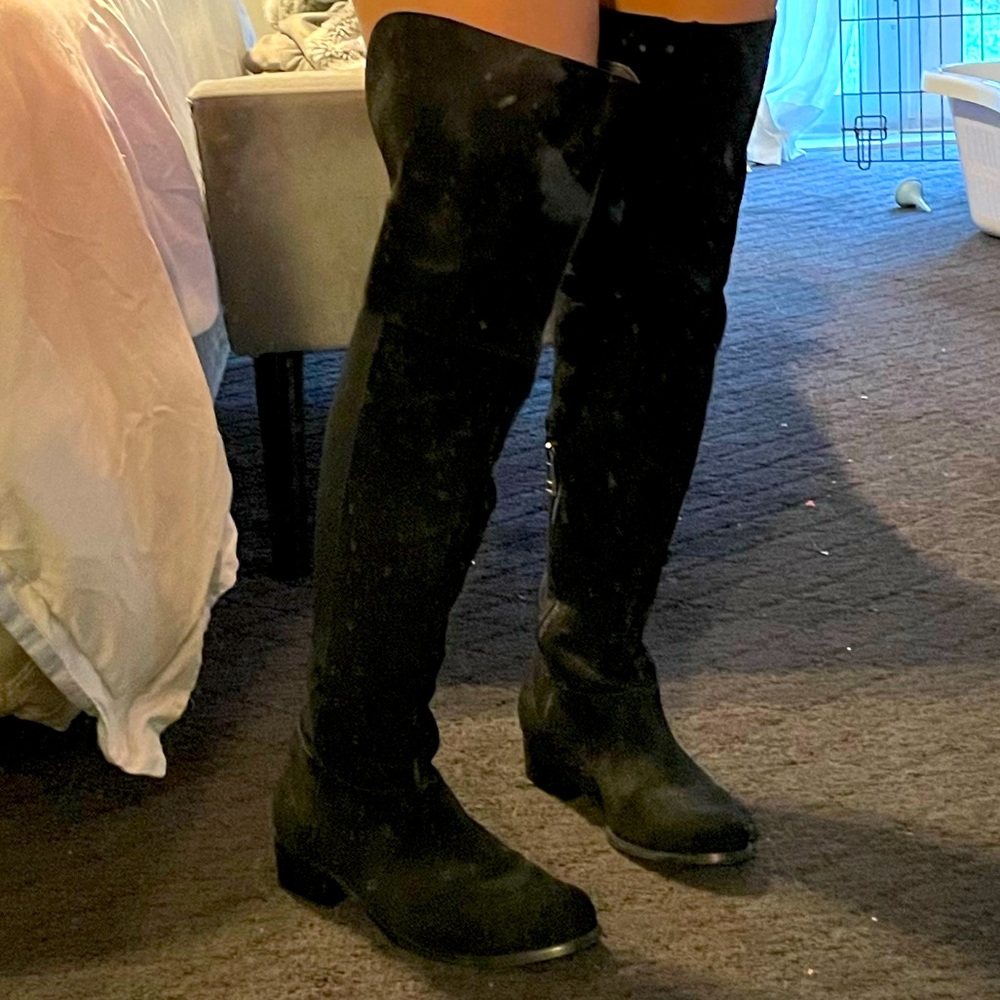 Charles by Charles David over the knee boots, black
